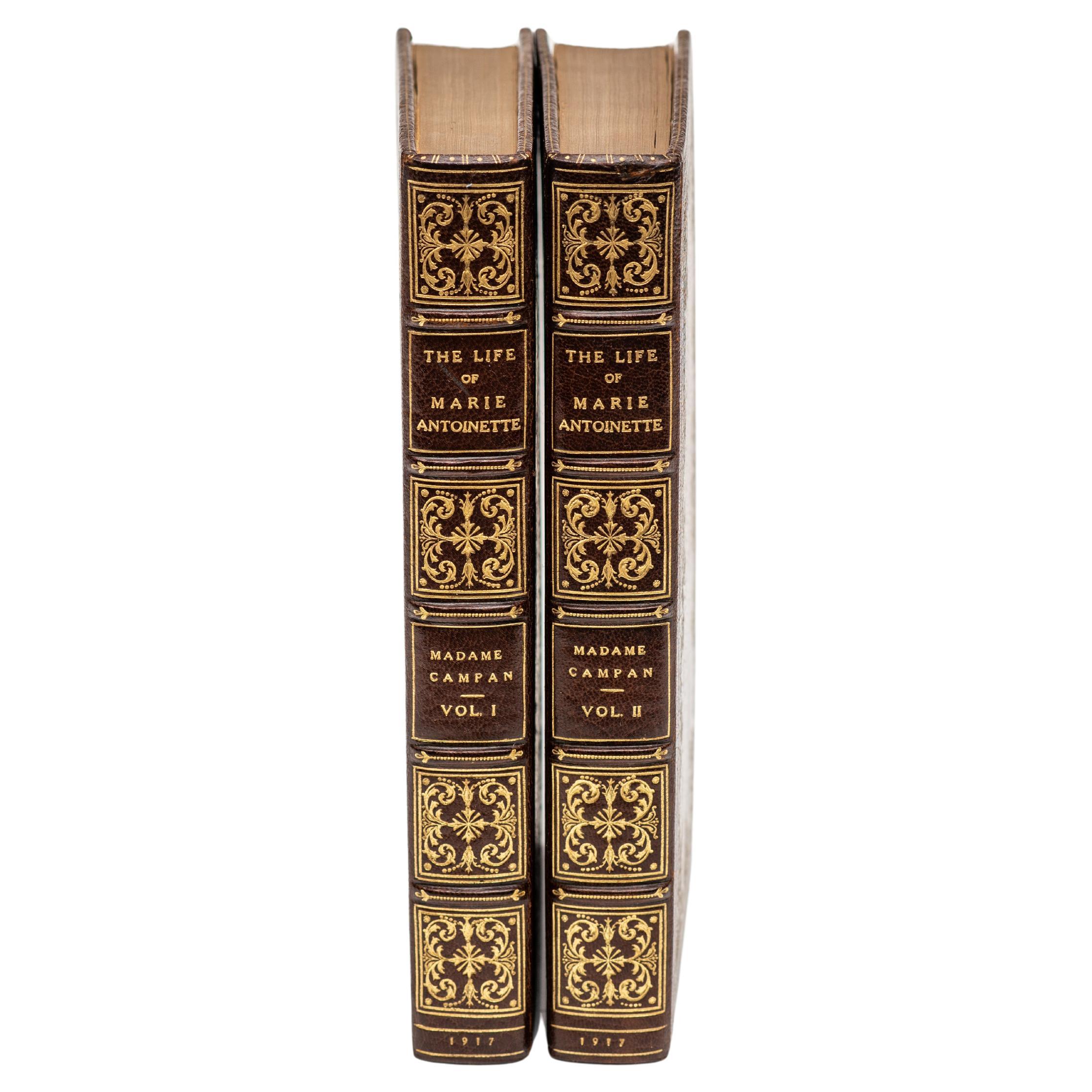 2 Volumes, Campan, Jeanne L.H. Memoirs Of The Private Life Of Marie Antoinette.