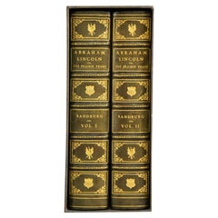 2 Volumes, Carl Sandburg.. Abraham Lincoln: The Prairie Years