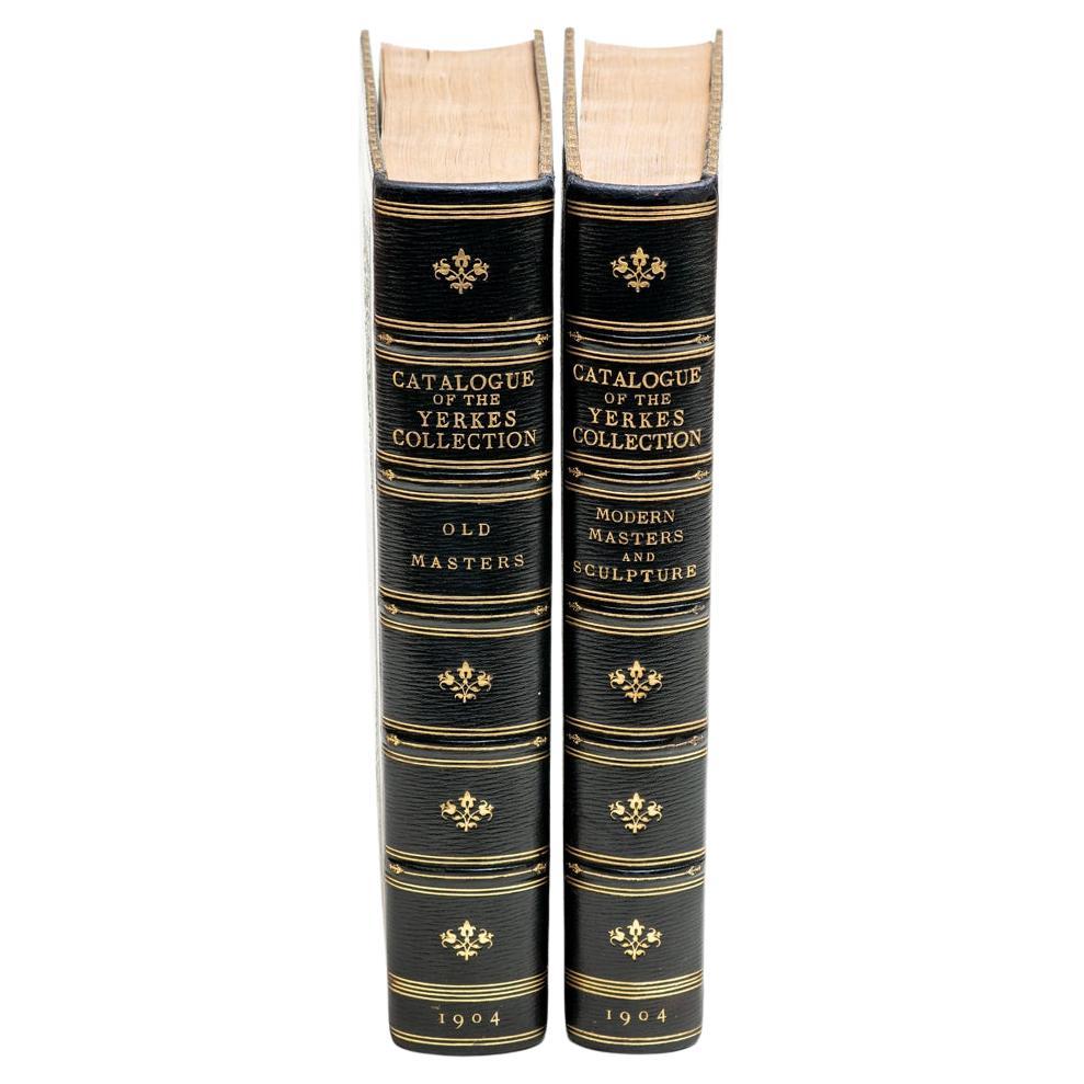 2 Volumes. Charles T. Yerkes, Esq, Catalogue of Paintings & Sculpture In His Col