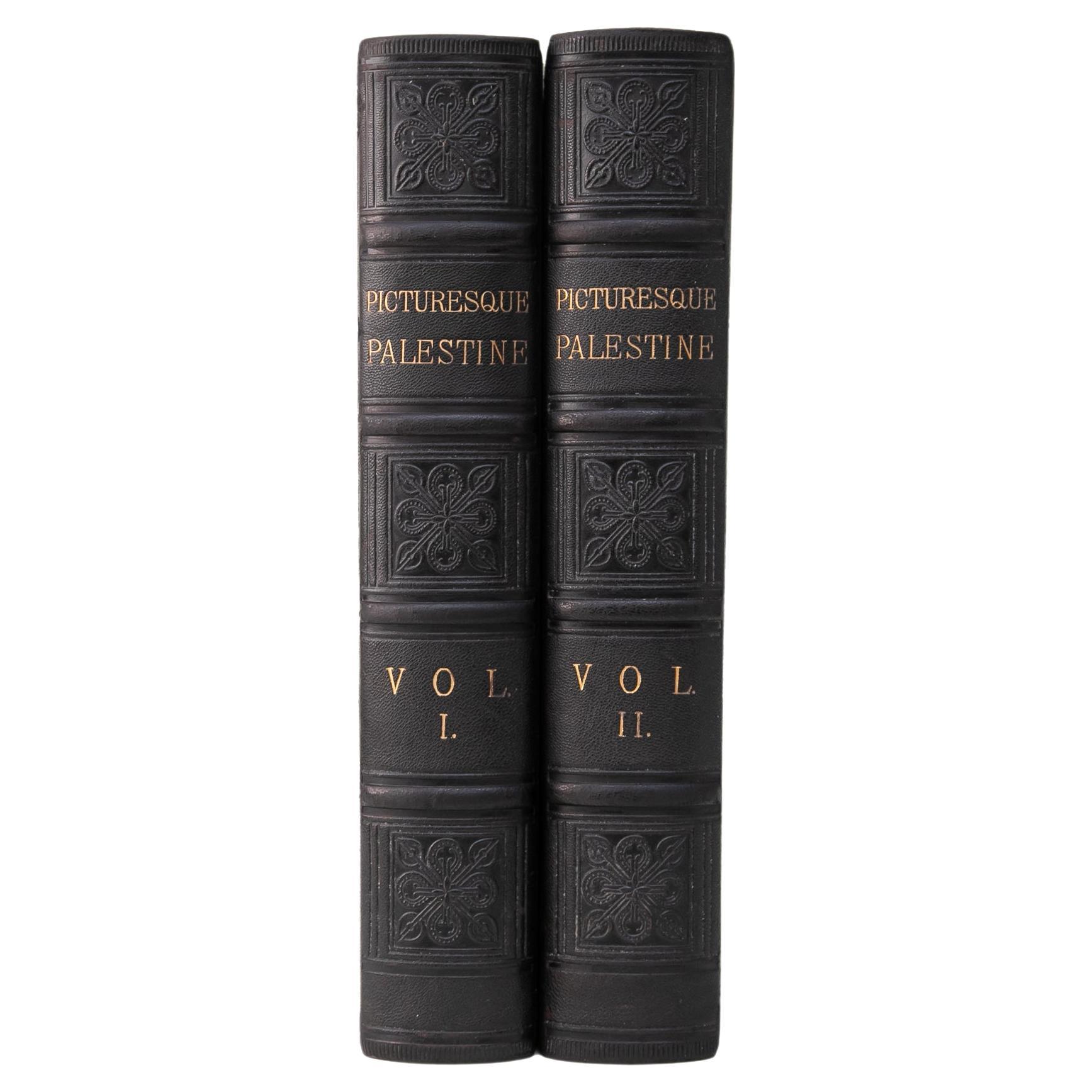 2 Volumes. Colonel Wilson, Picturesque Palestine, Sinai & Egypt. For Sale