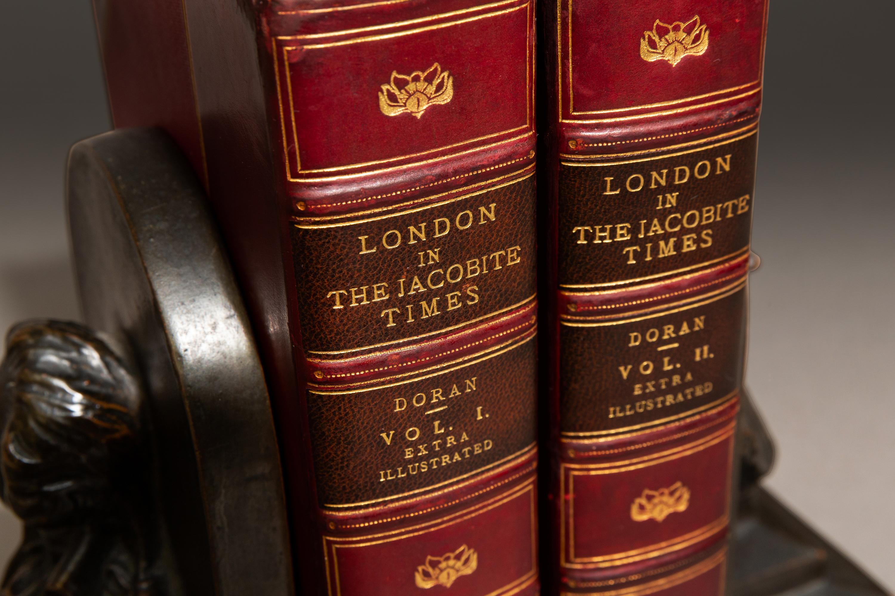 19th Century 2 Volumes, Dr. Doran, London in the Jacobite Times