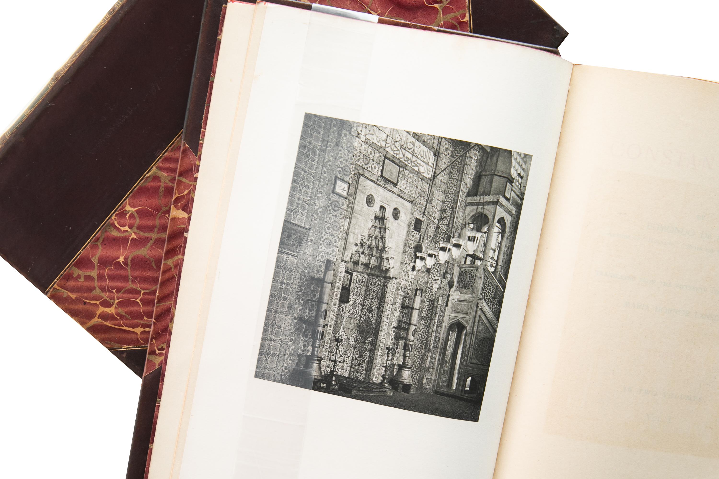 Américain 2 Volumes. Edmondo de Amicis, Constantinople. en vente