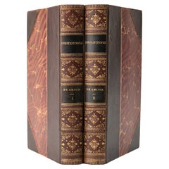 2 Volumes. Edmondo de Amicis, Constantinople.