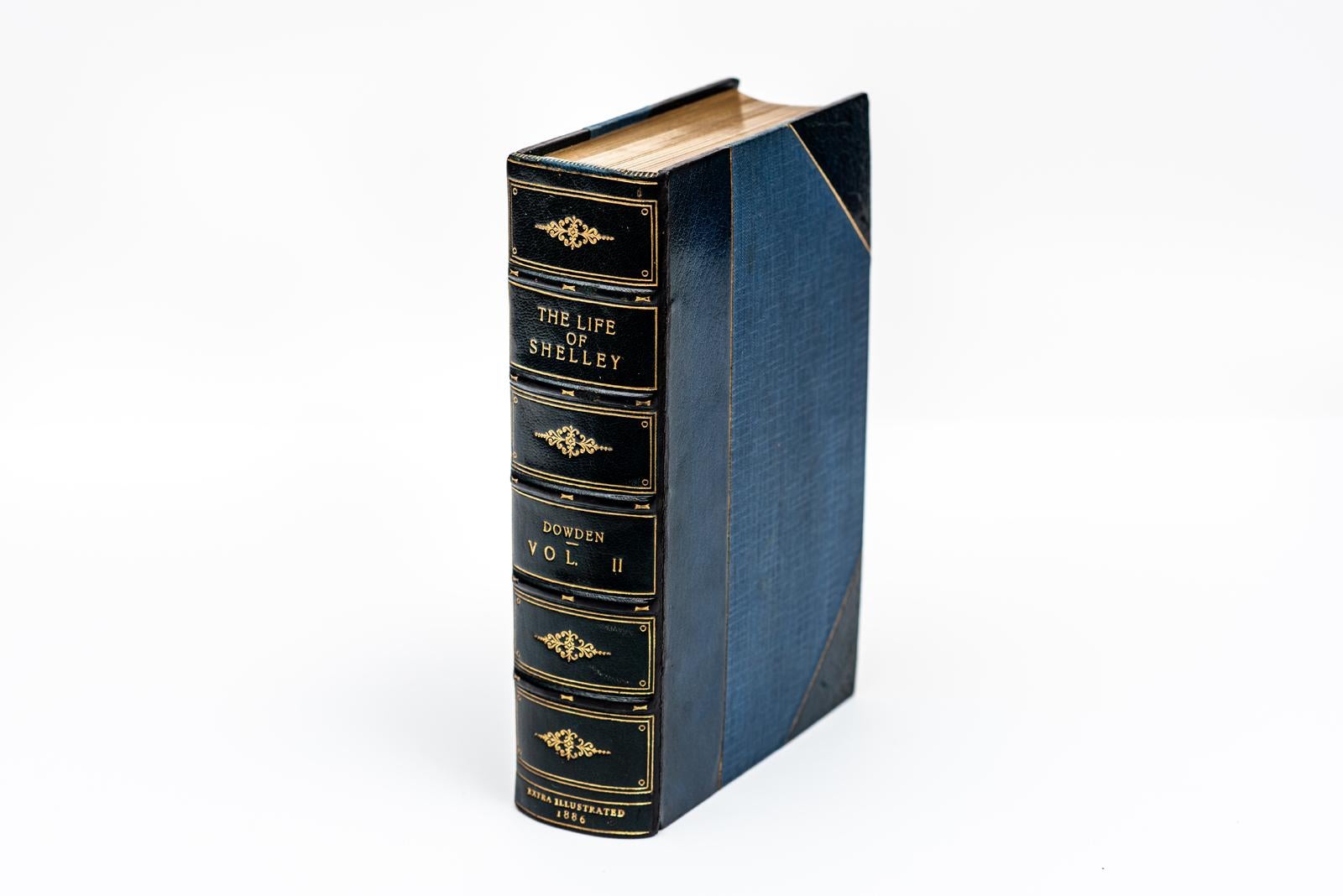 Anglais 2 Volumes. Edward Dowden, La vie de Percy Bysshe Shelley. en vente