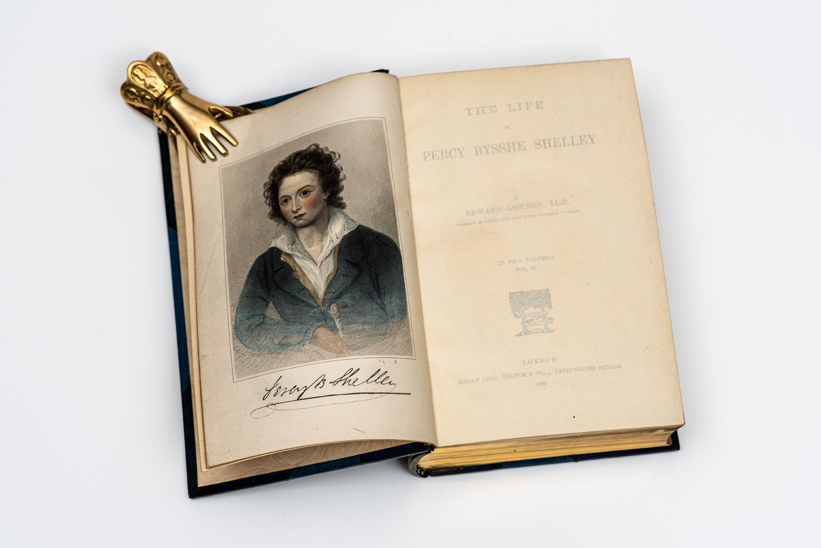 2 Volumes. Edward Dowden, La vie de Percy Bysshe Shelley. Bon état - En vente à New York, NY