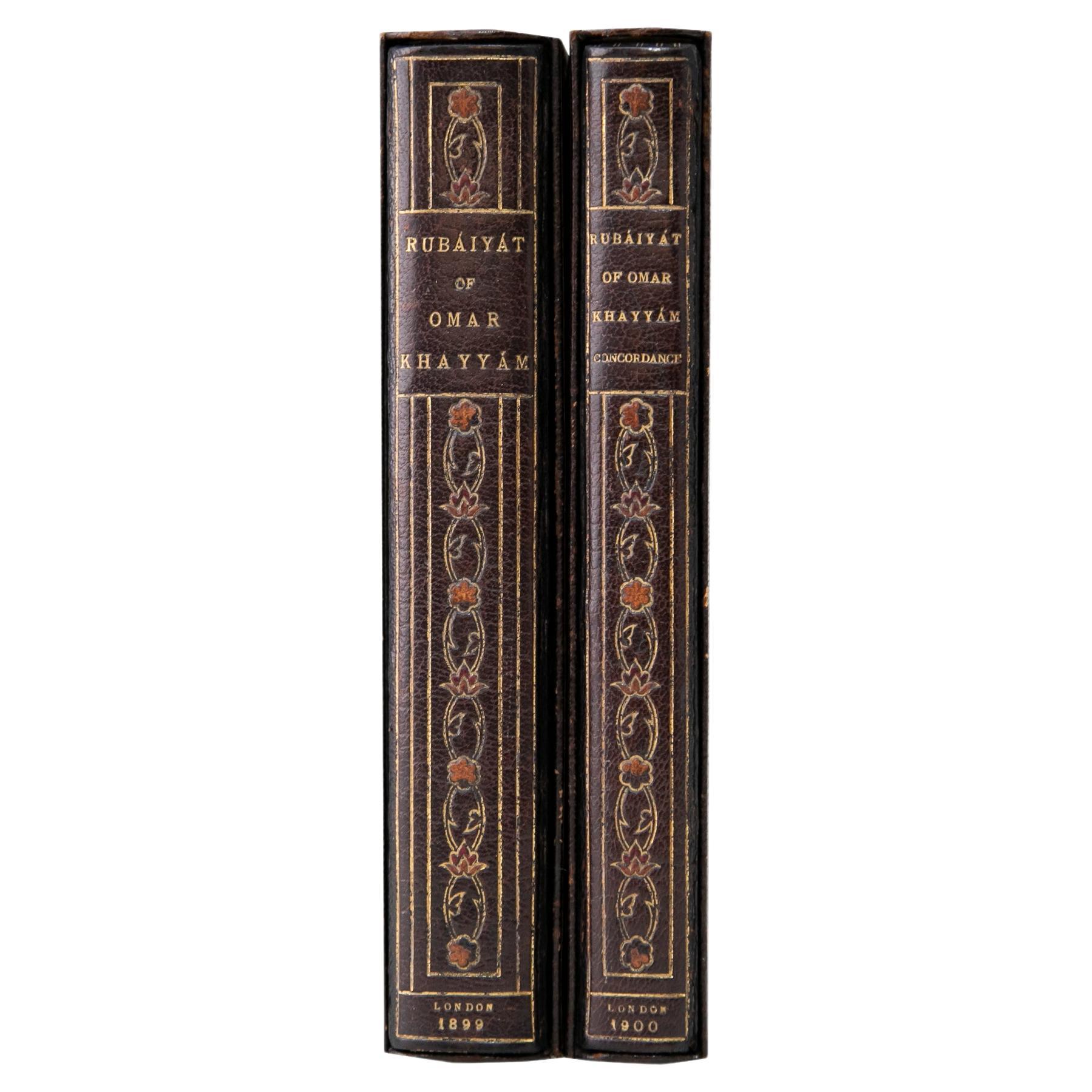 2 Bände, Edward Fitzgerald, Rubáiyát von Omar Khayyám