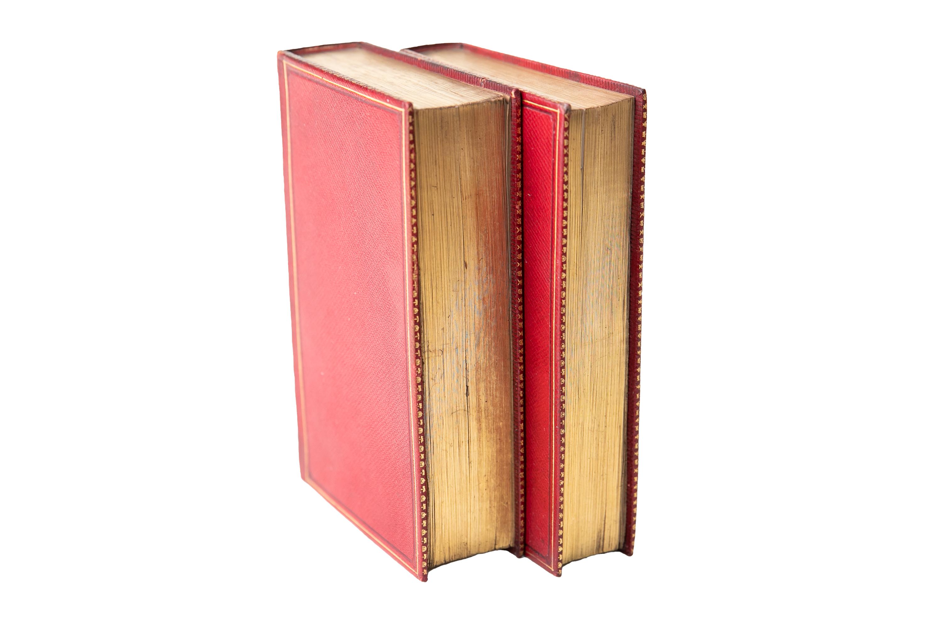 XIXe siècle 2 Volumes. Elizabeth Barrett Browning, The Poems en vente