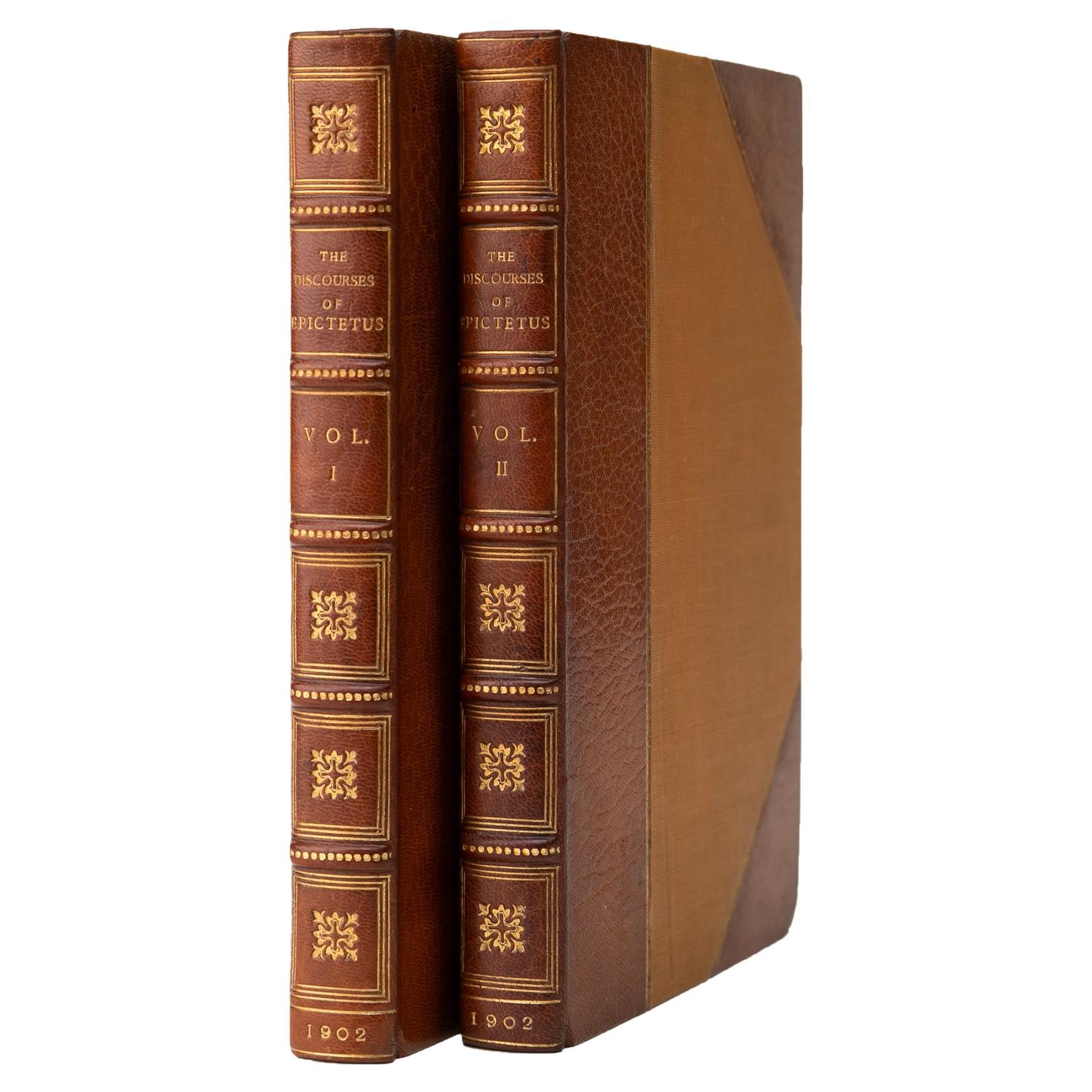 2 Volumes. George Long, The Discourses of Epictetus. For Sale