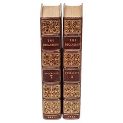 2 volúmenes. Giovanni Boccaccio, El Decamerón.