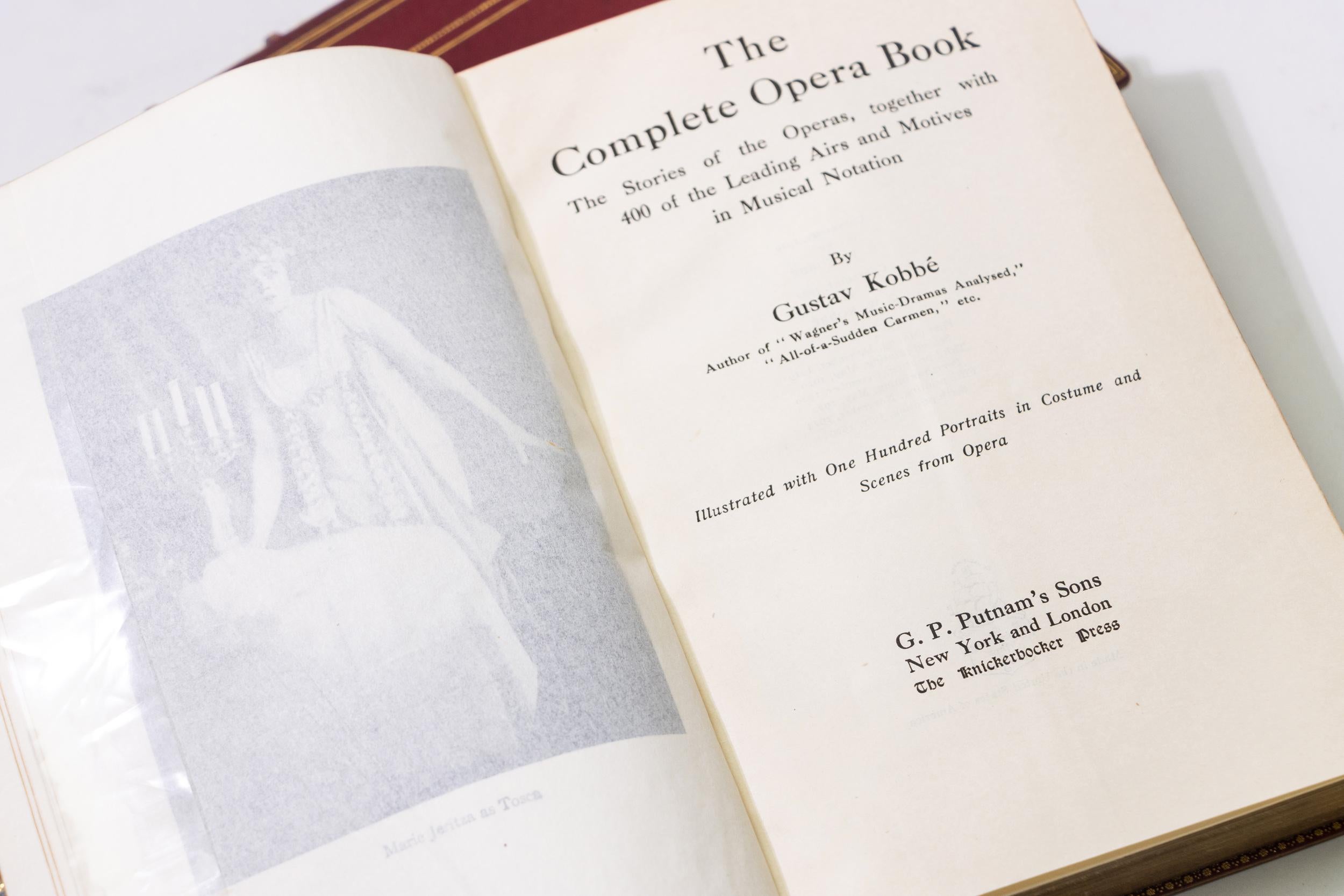20th Century 2 Volumes, Gustav Kobbe, The Complete Opera Book