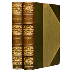 Used 2 Volumes, Henry David Thoreau, Walden