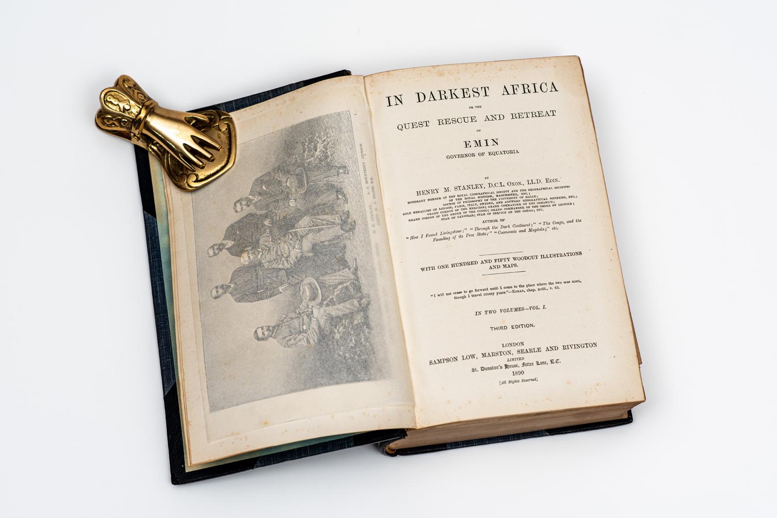 2 Volumes. Henry M. Stanley, In Darkest Africa. In Good Condition For Sale In New York, NY
