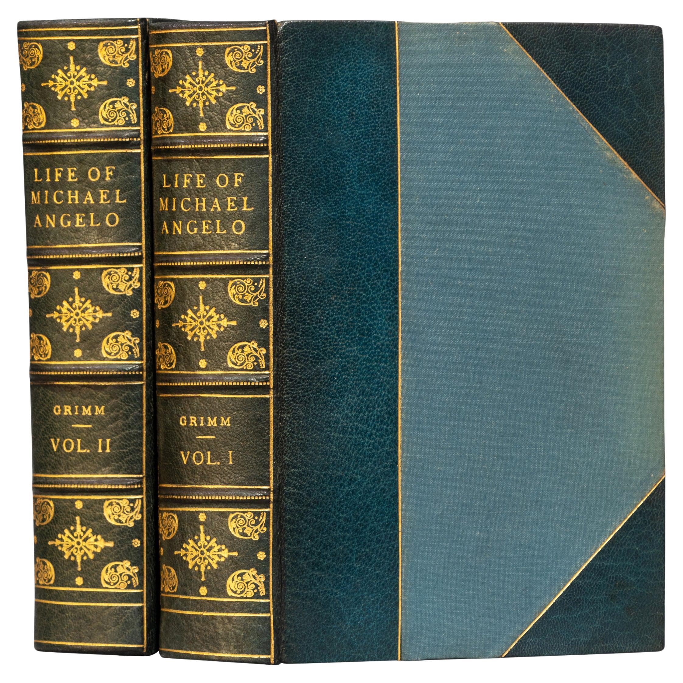 2 Volumes, Herman Grimm, Life Of Michael Angelo