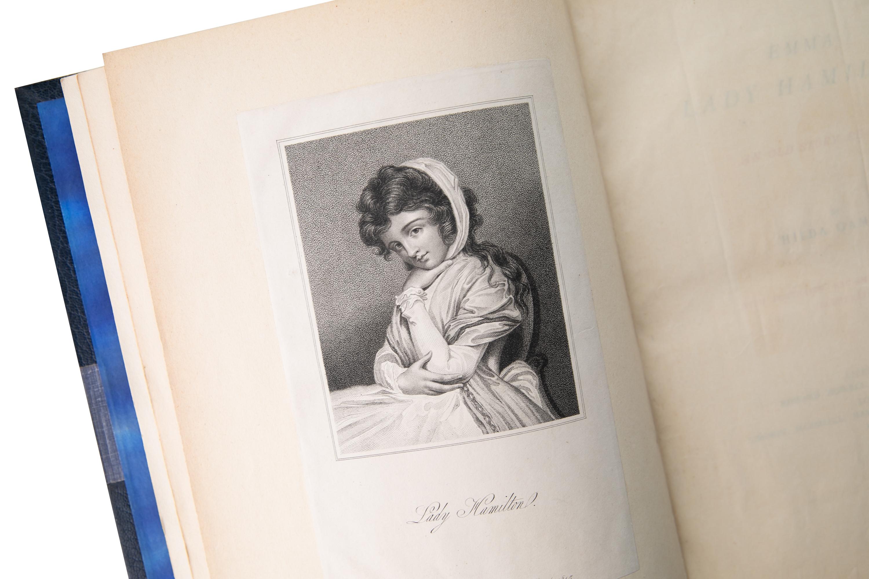 2 Volumes. Hilda Gamlin, Emma: Lady Hamilton. In Good Condition In New York, NY