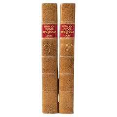 2 Volumes. John Locke, an Essay Concerning Human Understanding