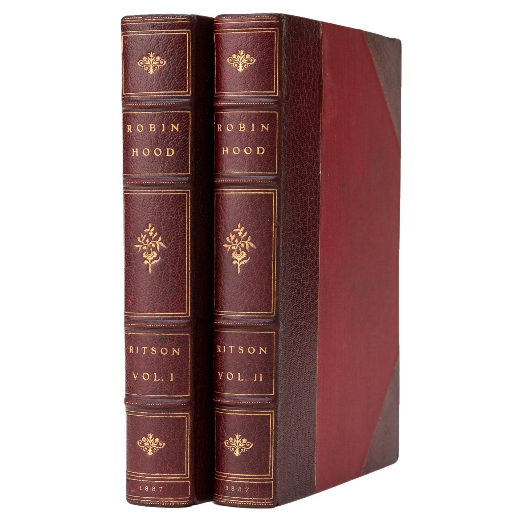 2 Volumes. Joseph Ritson, Robin Hood. For Sale
