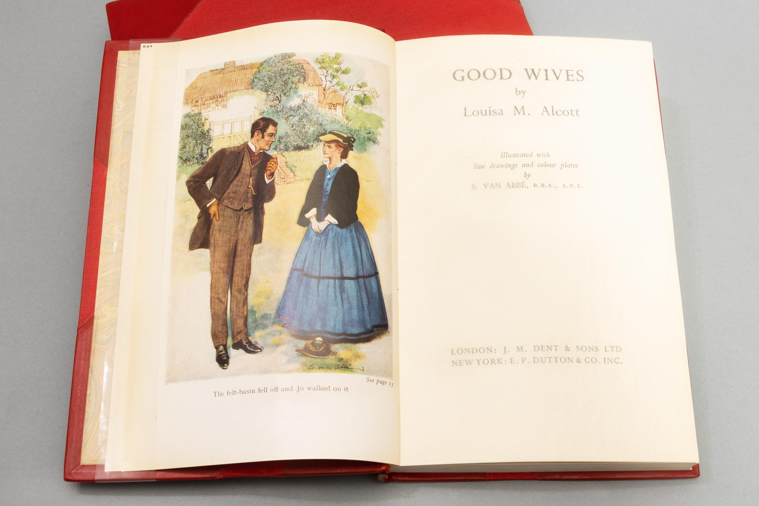 2 Volumes, Louisa M. Alcott. Little Women and Good Wives at 1stDibs