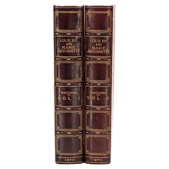 2 Volumes. Lt.Col. Andrew Haggard. Louis XVI et Marie Antoinette. Première édition