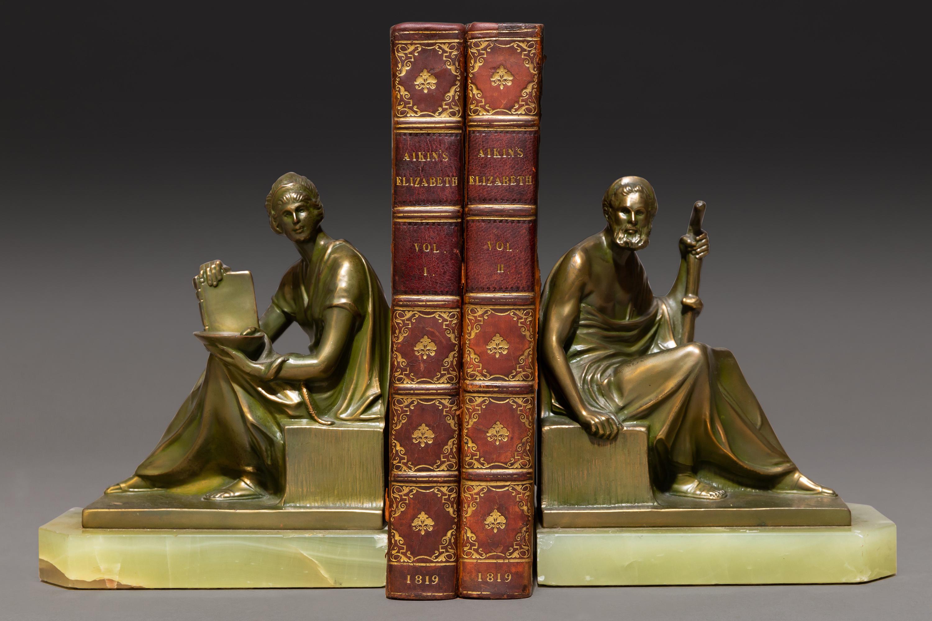 British 2 Volumes, Lucy Aikin, Memoirs of The Court of Queen Elizabeth