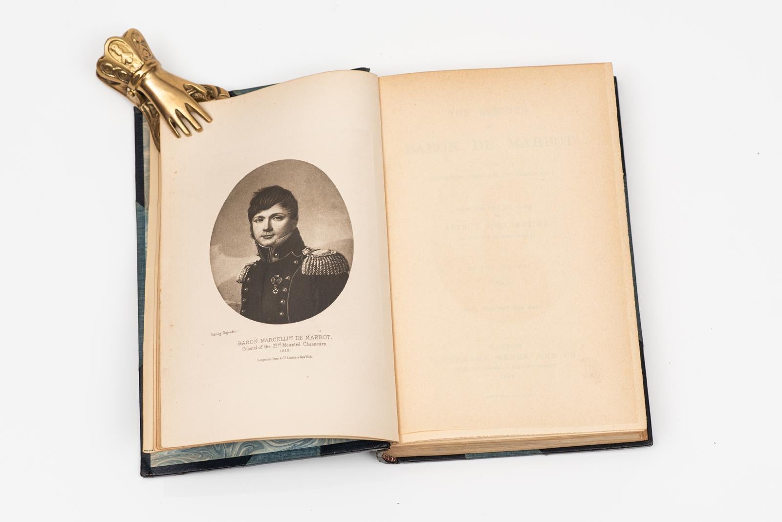 2 Volumes. Marcellin Marbot, The Memoirs of Baron de Marbot. In Good Condition In New York, NY