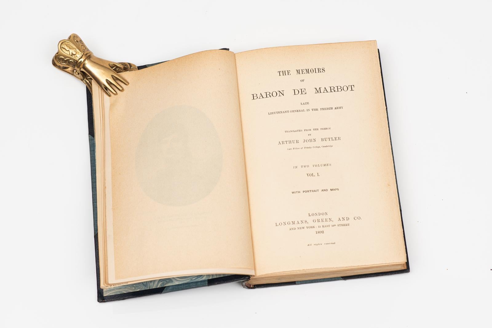 19th Century 2 Volumes. Marcellin Marbot, The Memoirs of Baron de Marbot.