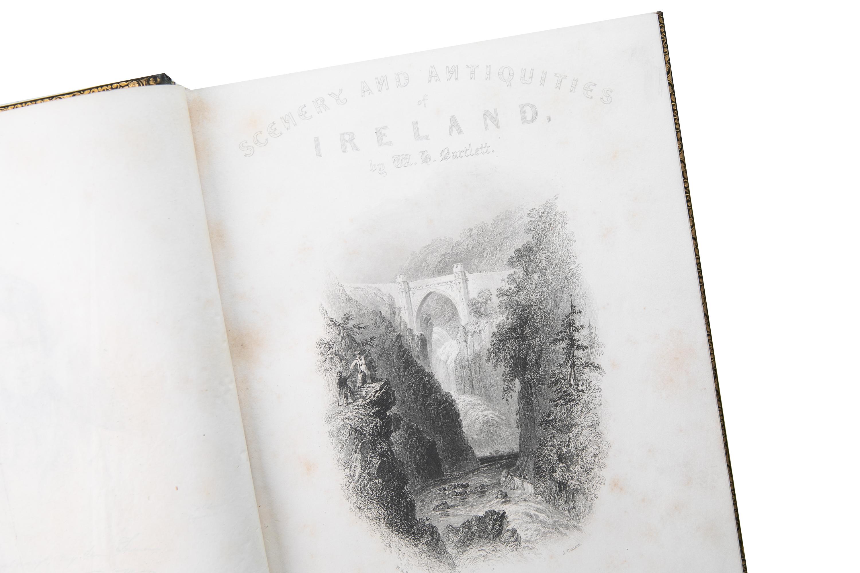 English 2 Volumes. N.P. Willis & J. S. Coyne, The Scenery and Antiquities of Ireland For Sale