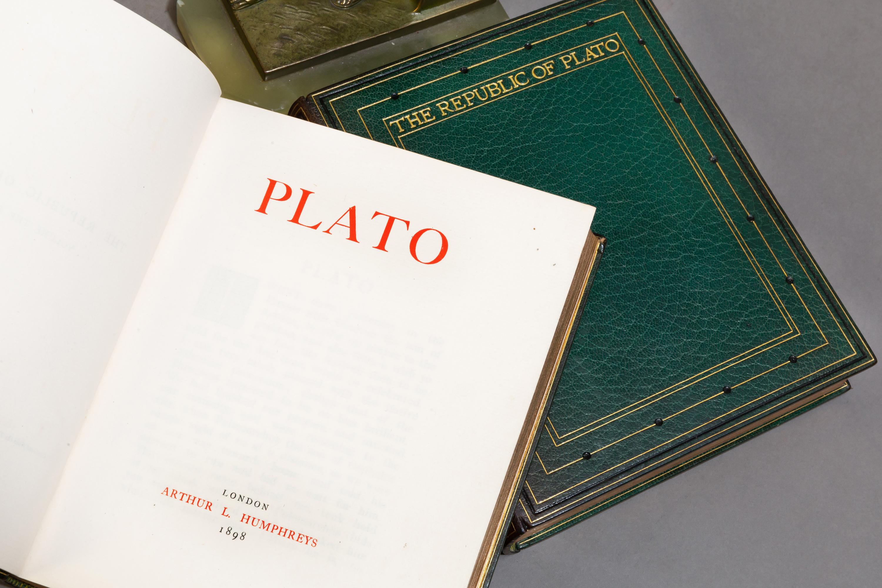 European 2 Volumes, Plato, The Republic