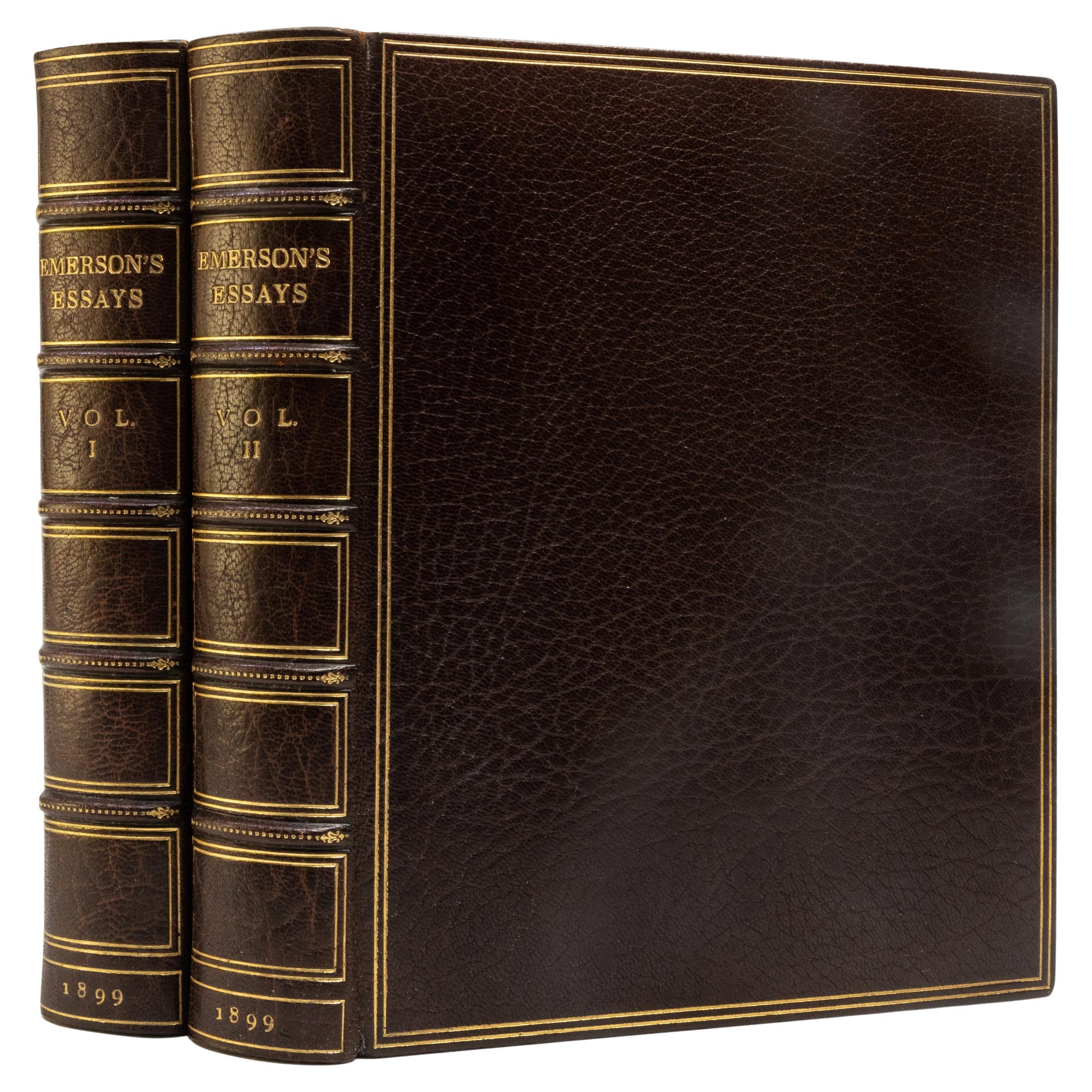 2 Volumes, Ralph Waldo Emerson, Emerson
s Essays