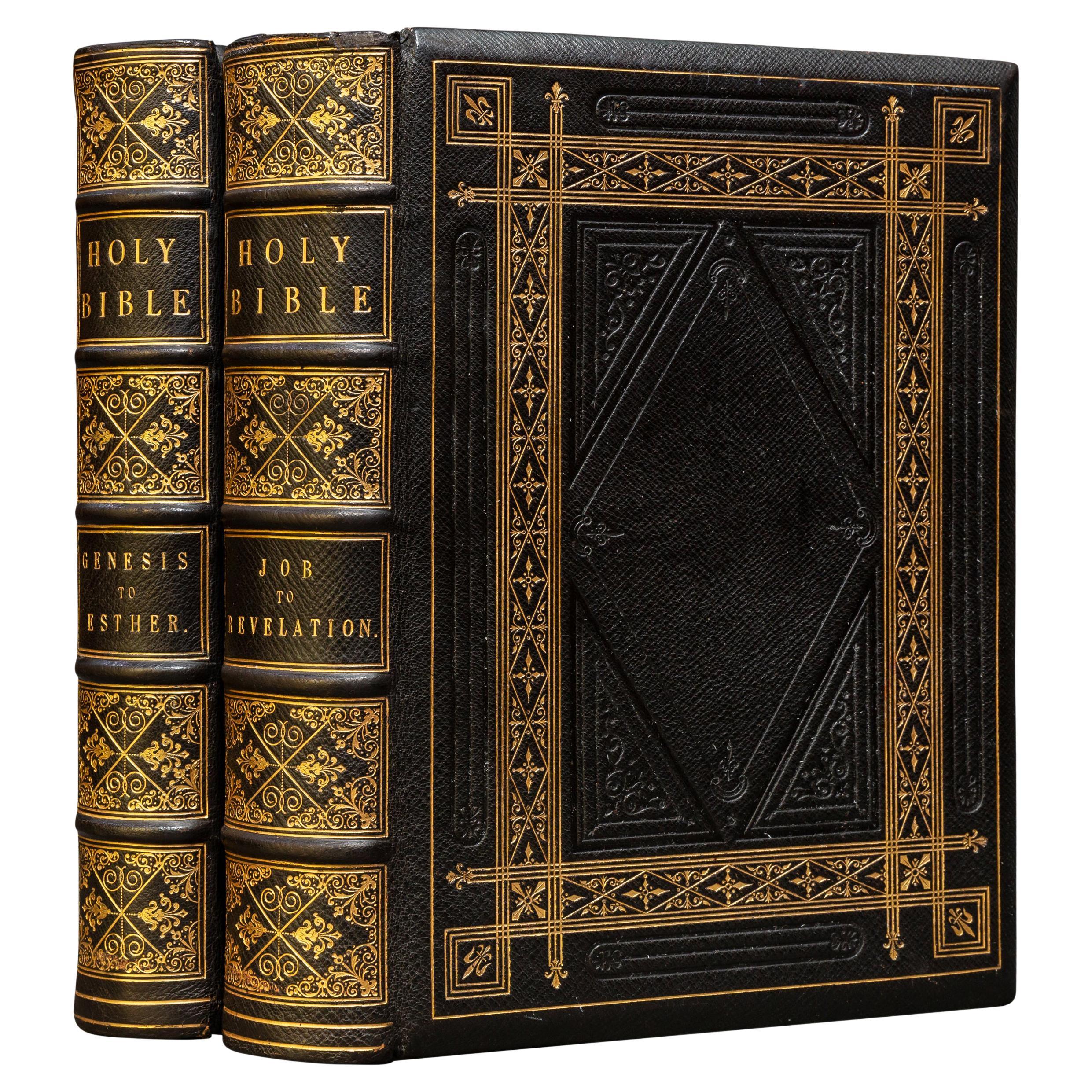 Set of Three Very Large Antique Holy Bibles 1778, 1813 and 1844 For