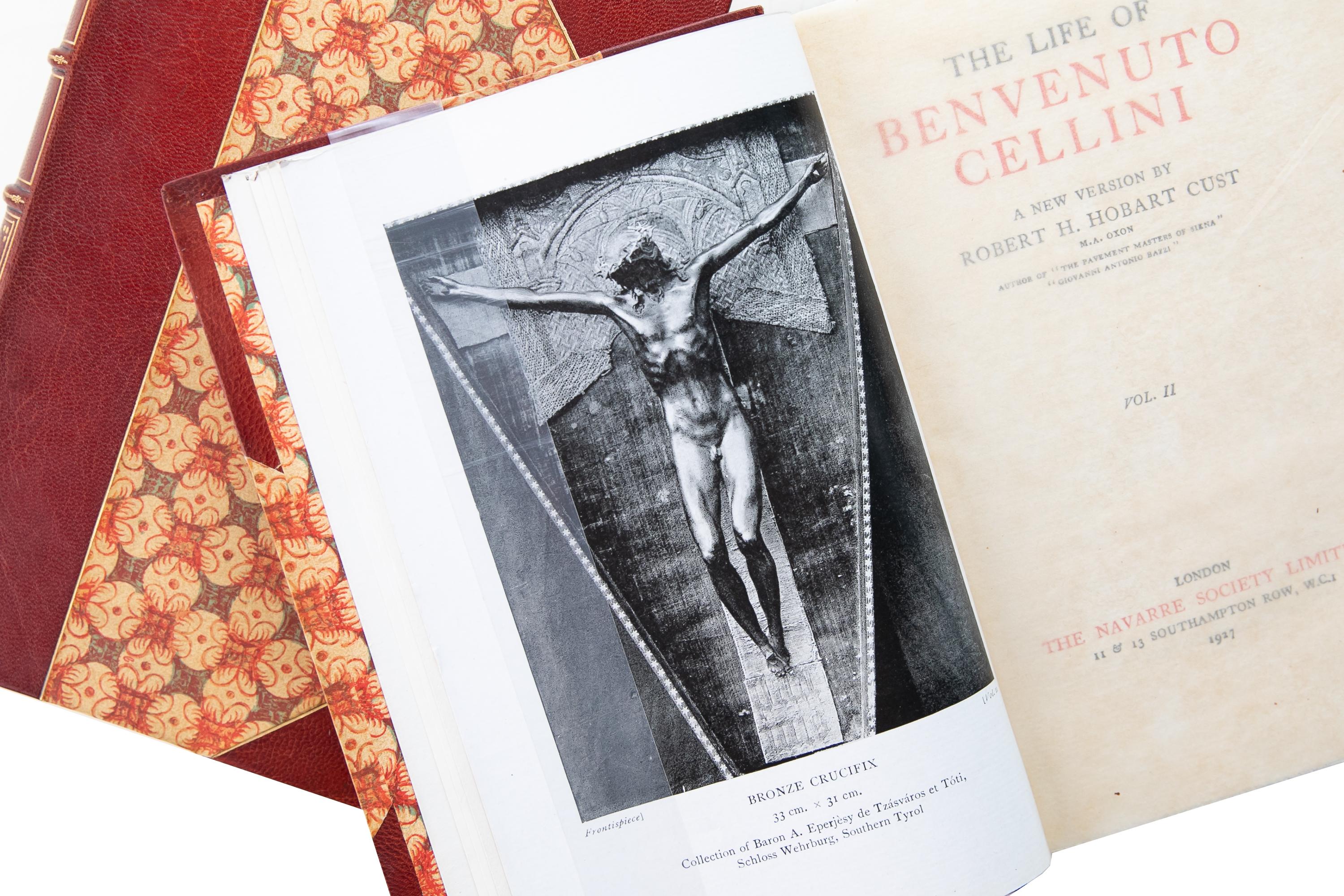 20th Century 2 Volumes. Robert H. Hobart Cust, The Life of Benvenuto Cellini.