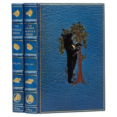 2 Volumes, Rudyard Kipling, The Jungle Books, First Editions