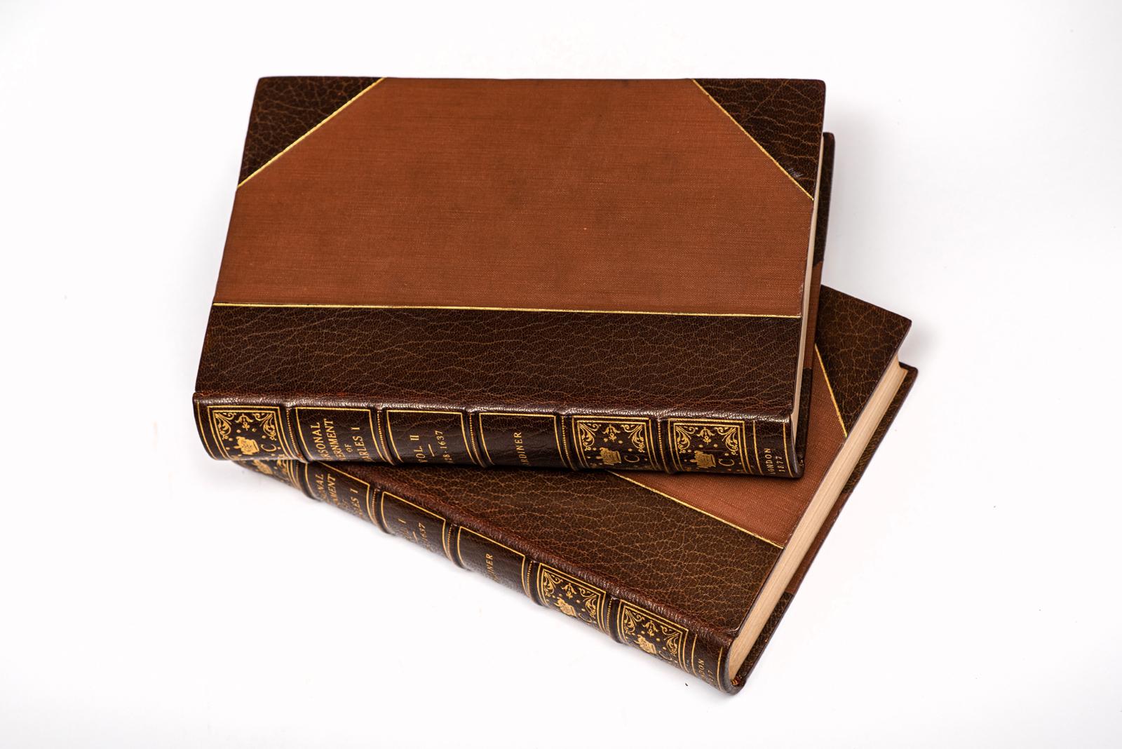 XIXe siècle 2 Volumes. Samuel Rawson Gardiner, le gouvernement personnel de Charles Ier en vente