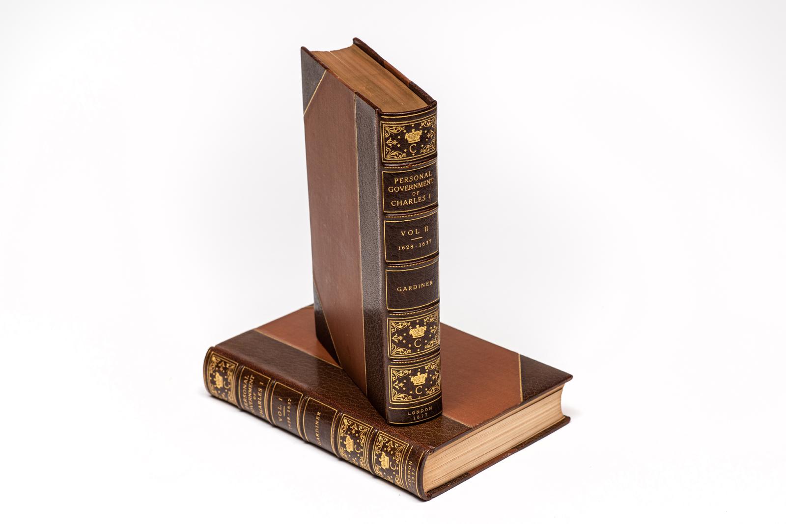 2 Volumes. Samuel Rawson Gardiner, le gouvernement personnel de Charles Ier en vente 1