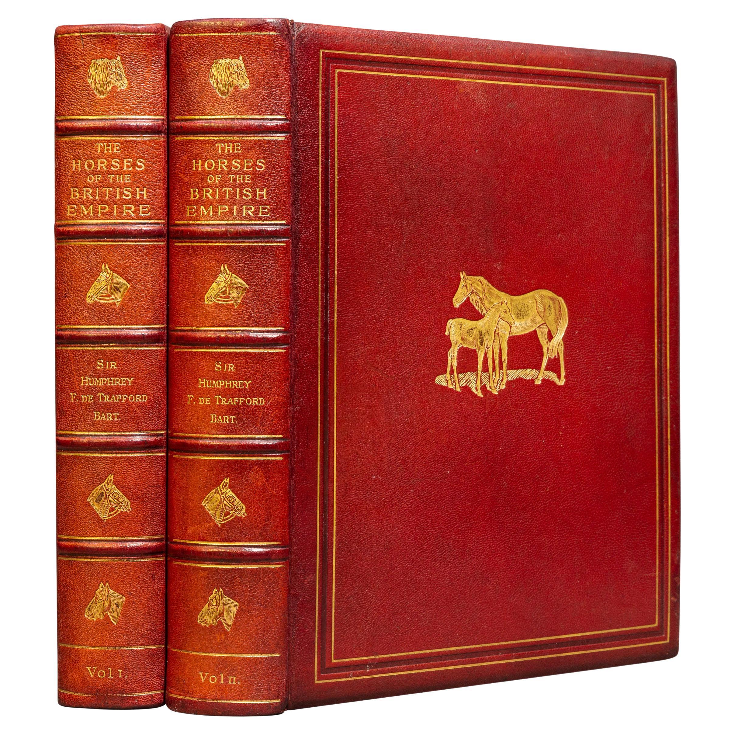 2 Volumes, Sir Humphrey F. DeTrafford, The Horses Of The British Empire