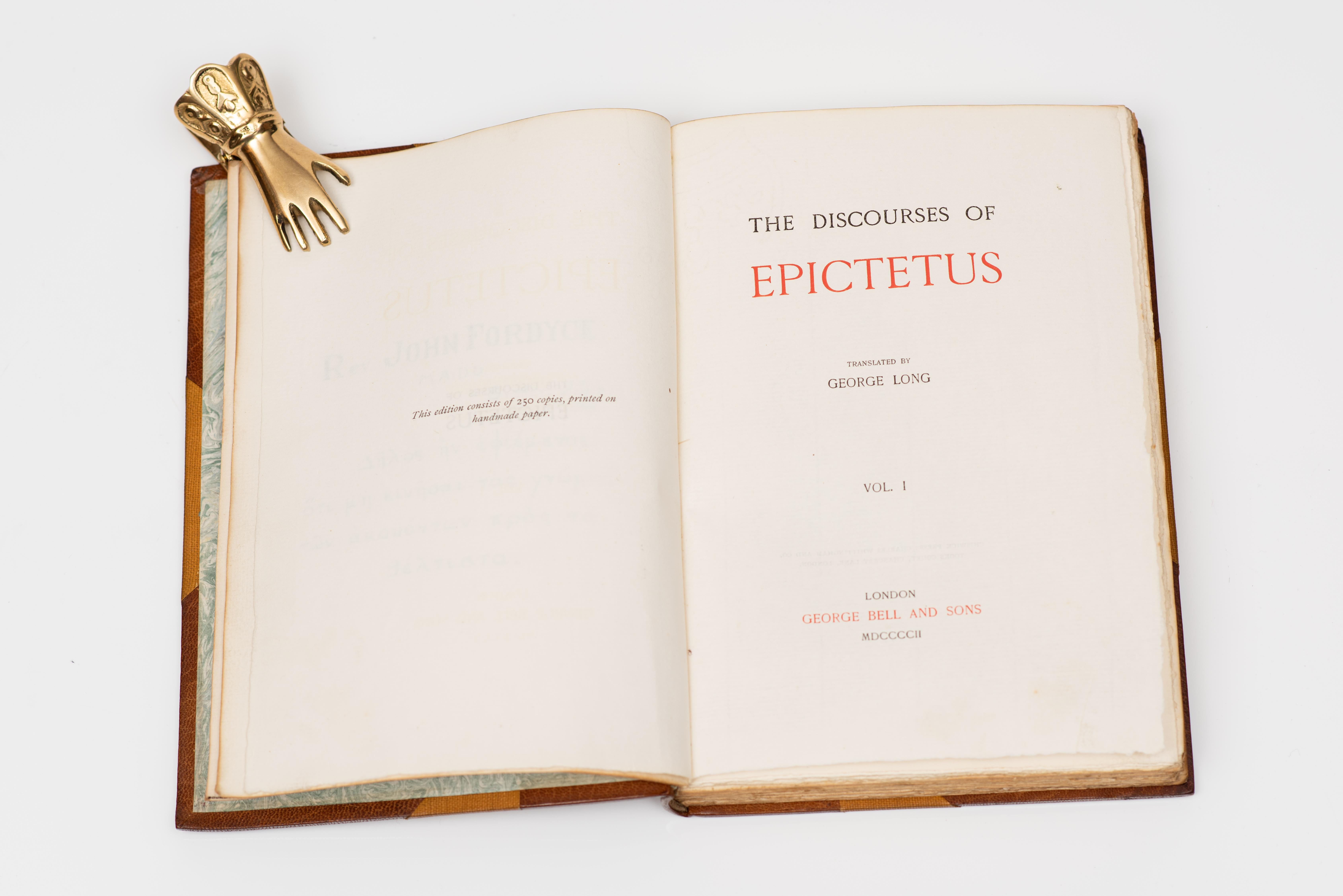 2 Bände. The Discourses of Epictetus. (20. Jahrhundert) im Angebot
