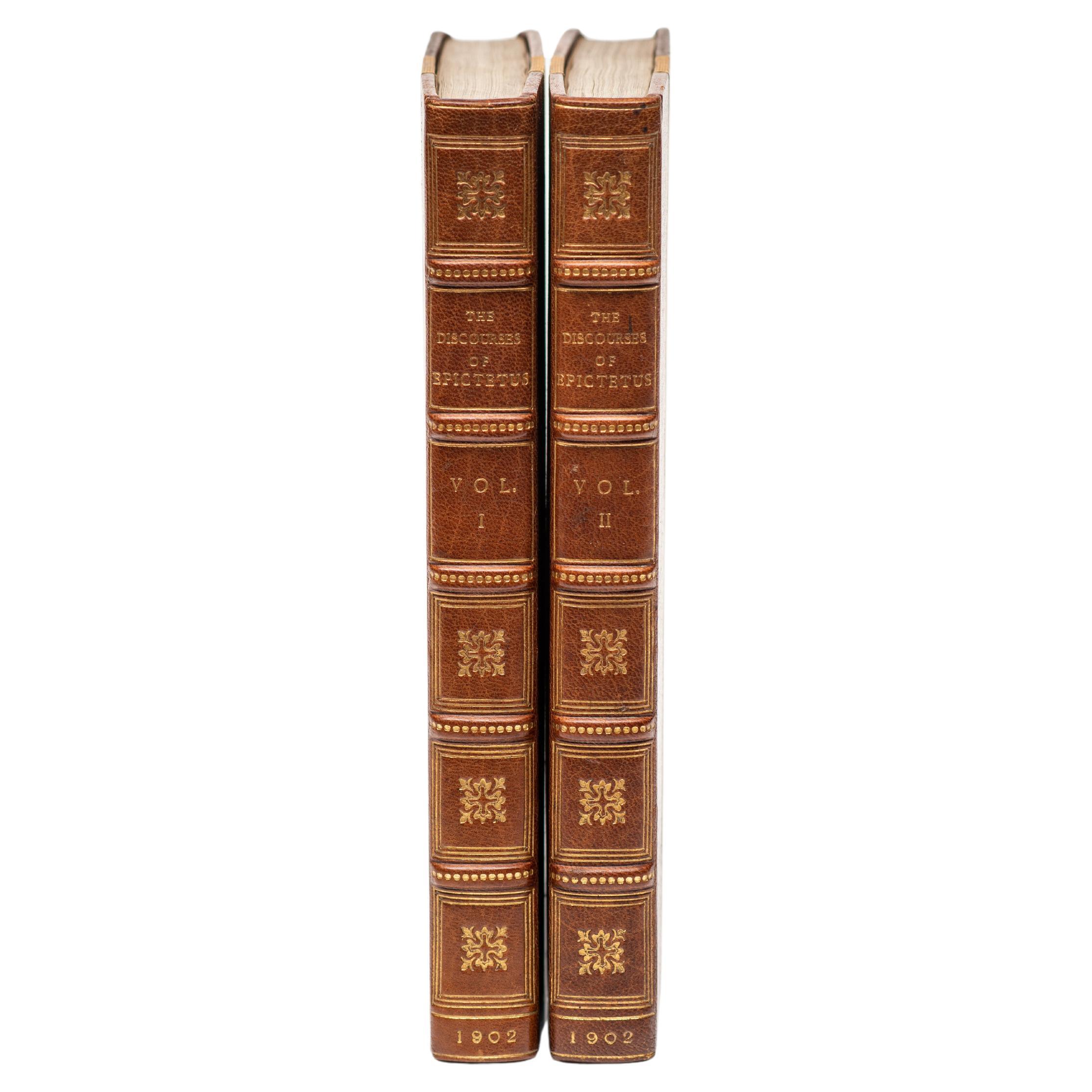 2 Volumes. The Discourses of Epictetus.