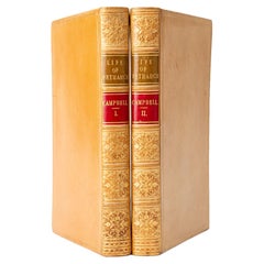 2 Volumes. Thomas Campbell, Vie de Pétrarque.