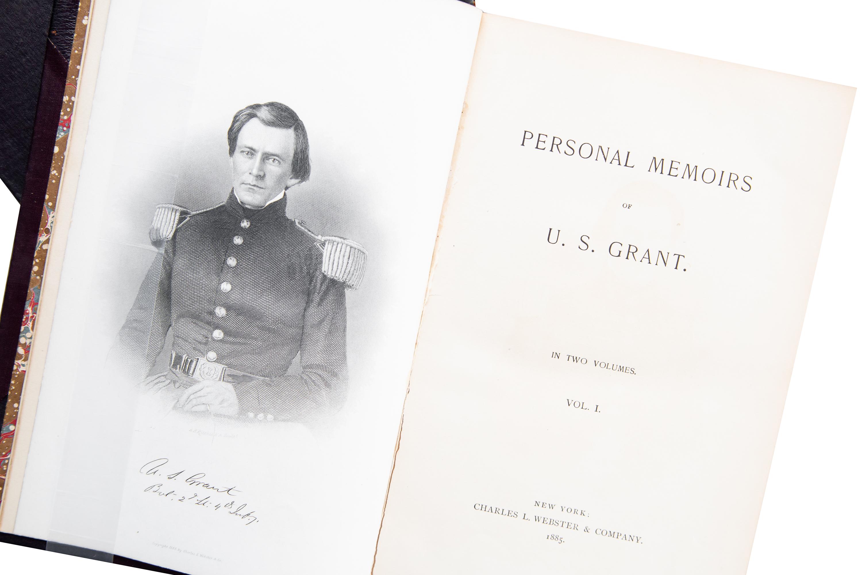 American 2 Volumes, U.S. Grant, Personal Memoirs