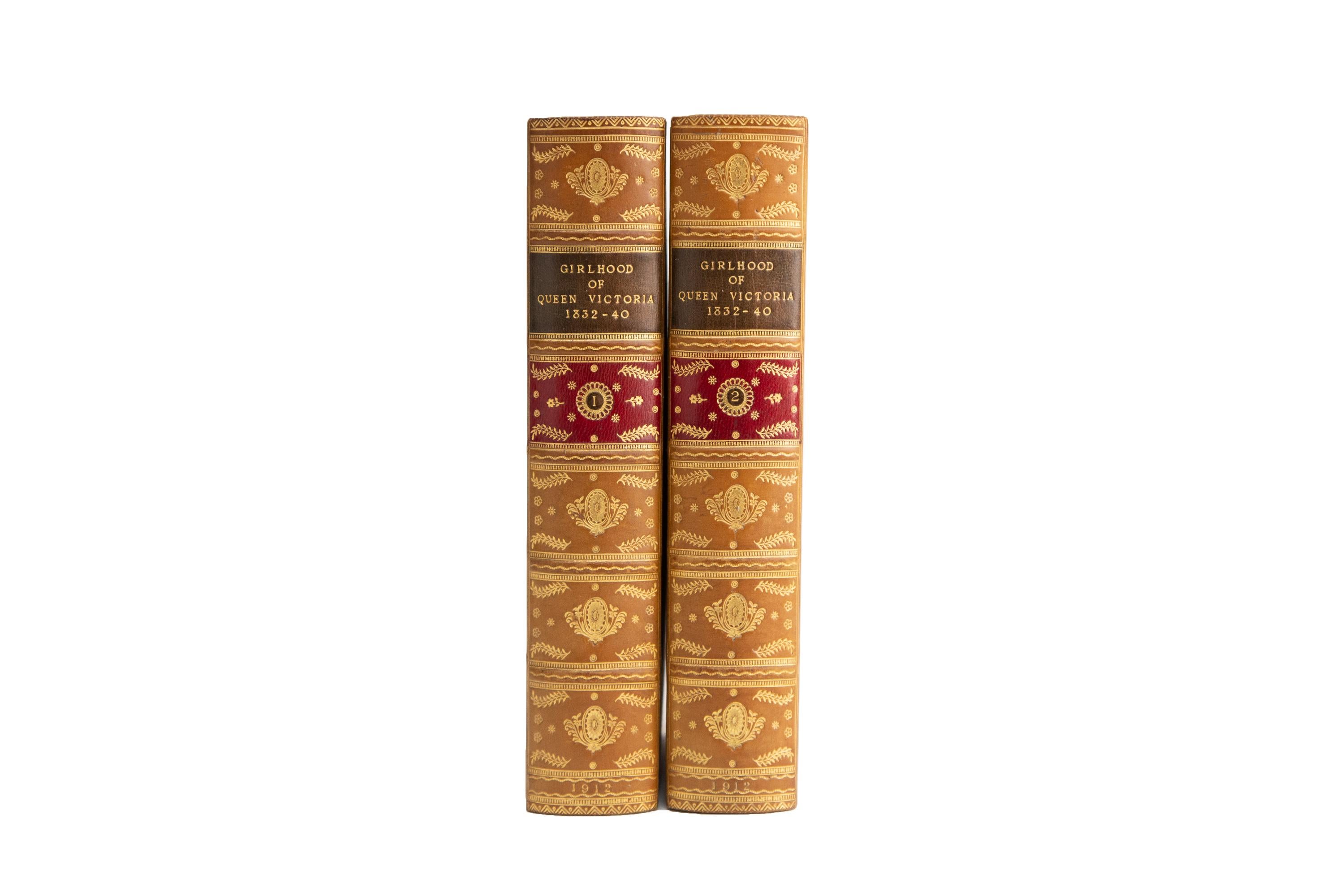 20th Century 2 Volumes. Viscount Esher, G.C.B., G.C.V.O., The Girlhood of Queen Victoria.