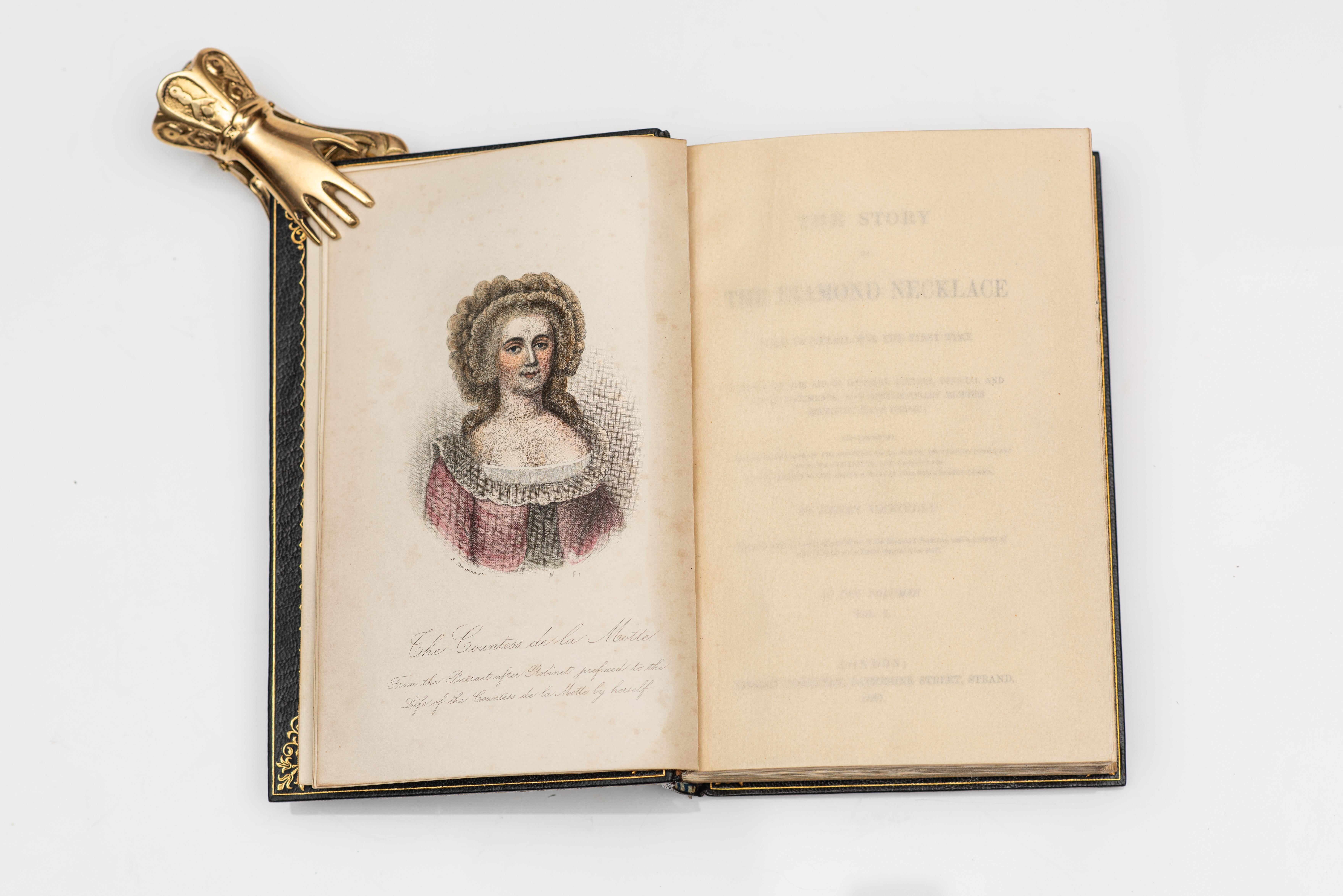 British 2 Volumes. Vizetelly, Henry. The Story Of The Diamond Necklace For Sale
