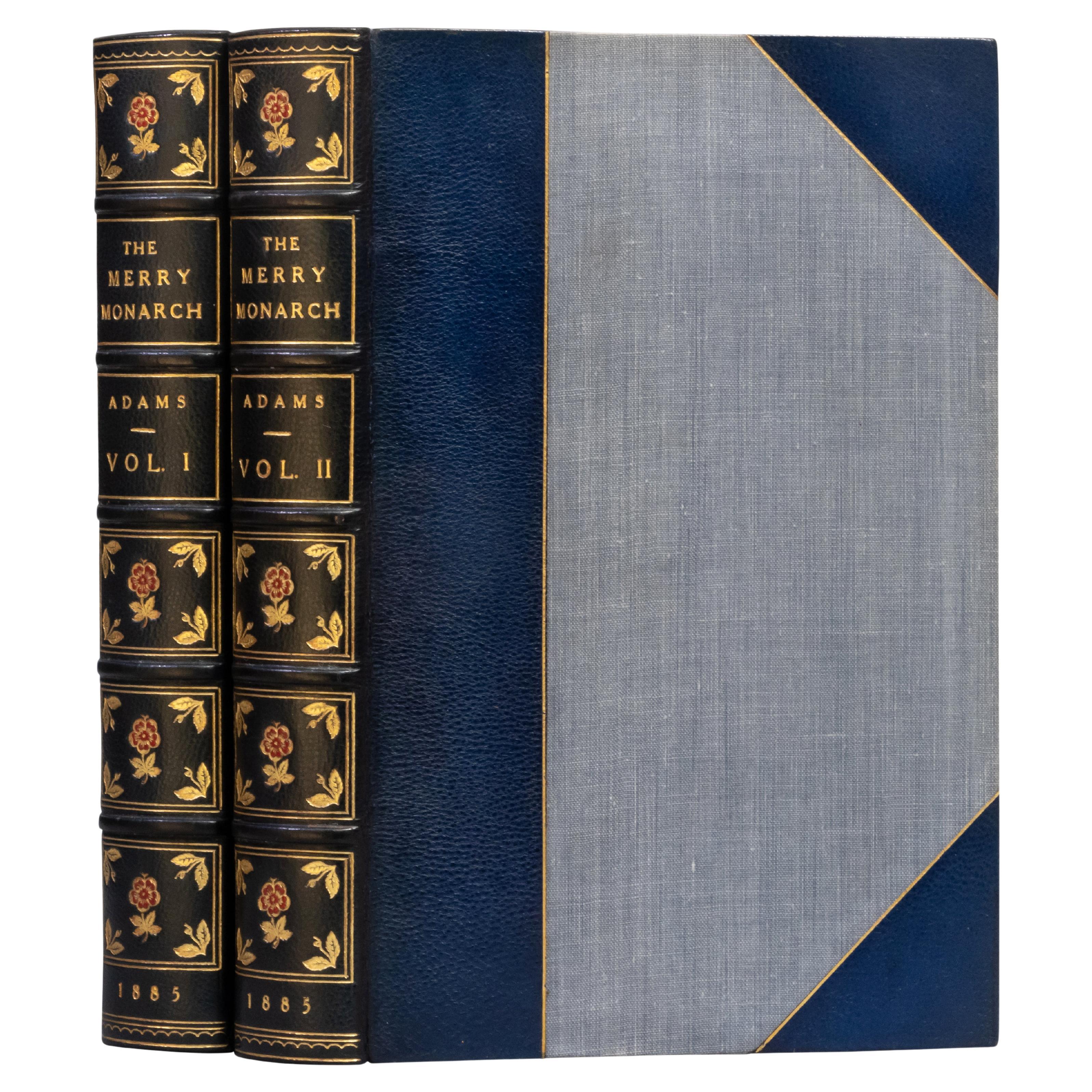 2 Volumes. W.H. Davenport Adams, The Merry Monarch; or, England Under Charles II