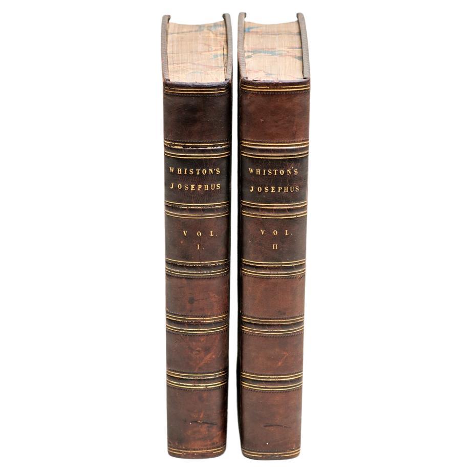 2 Bände. William Whiston, Die Werke von Flavius Josephus.