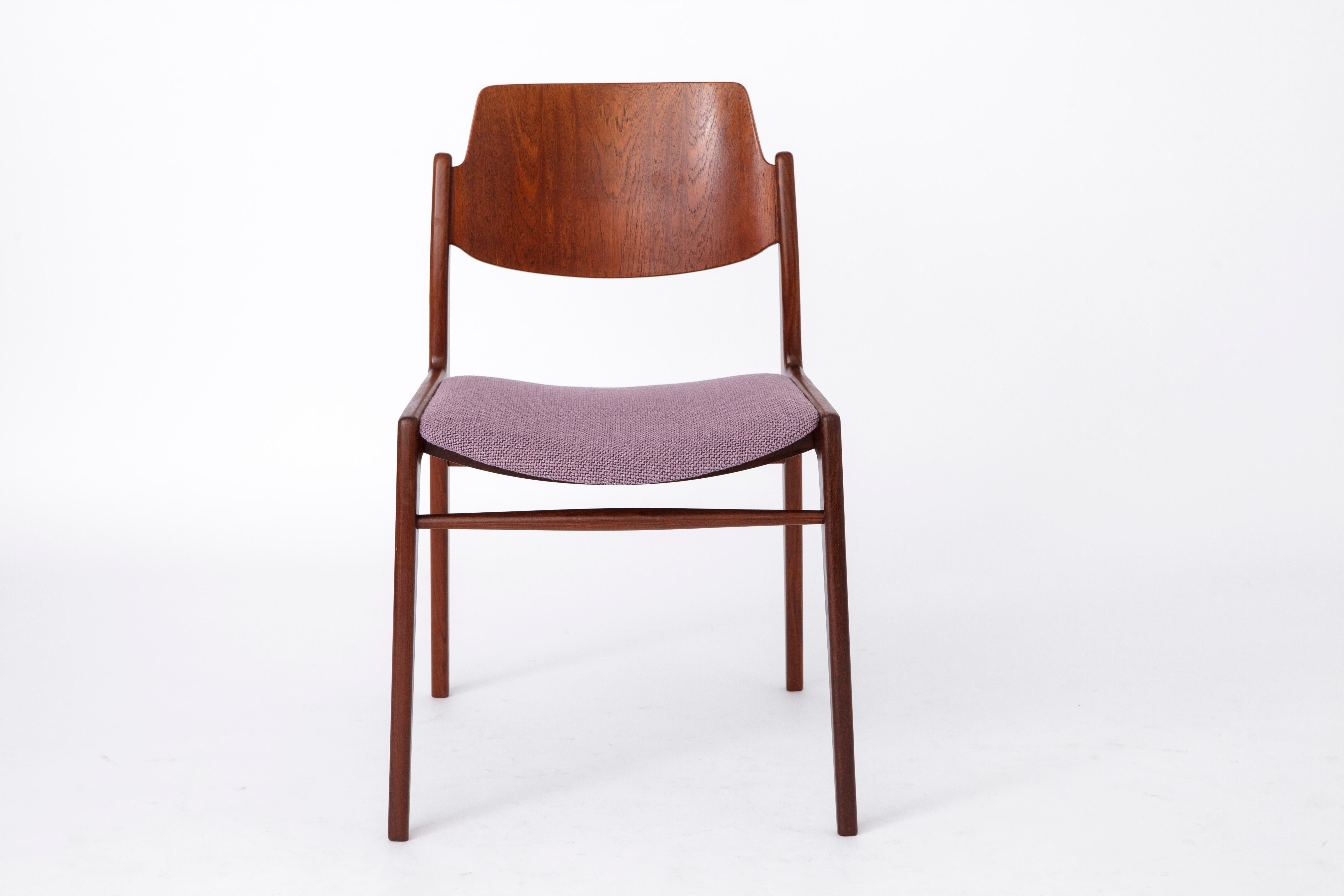 Mid-Century Modern 2 Wilkhahn Vintage Chairs 1960s Germany Teak For Sale