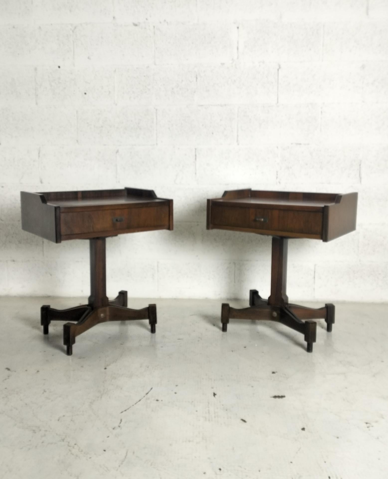 2 tables de nuit SC 50 Mod. de Claudio Salocchi pour Sormani, années 60, Italie en vente 4