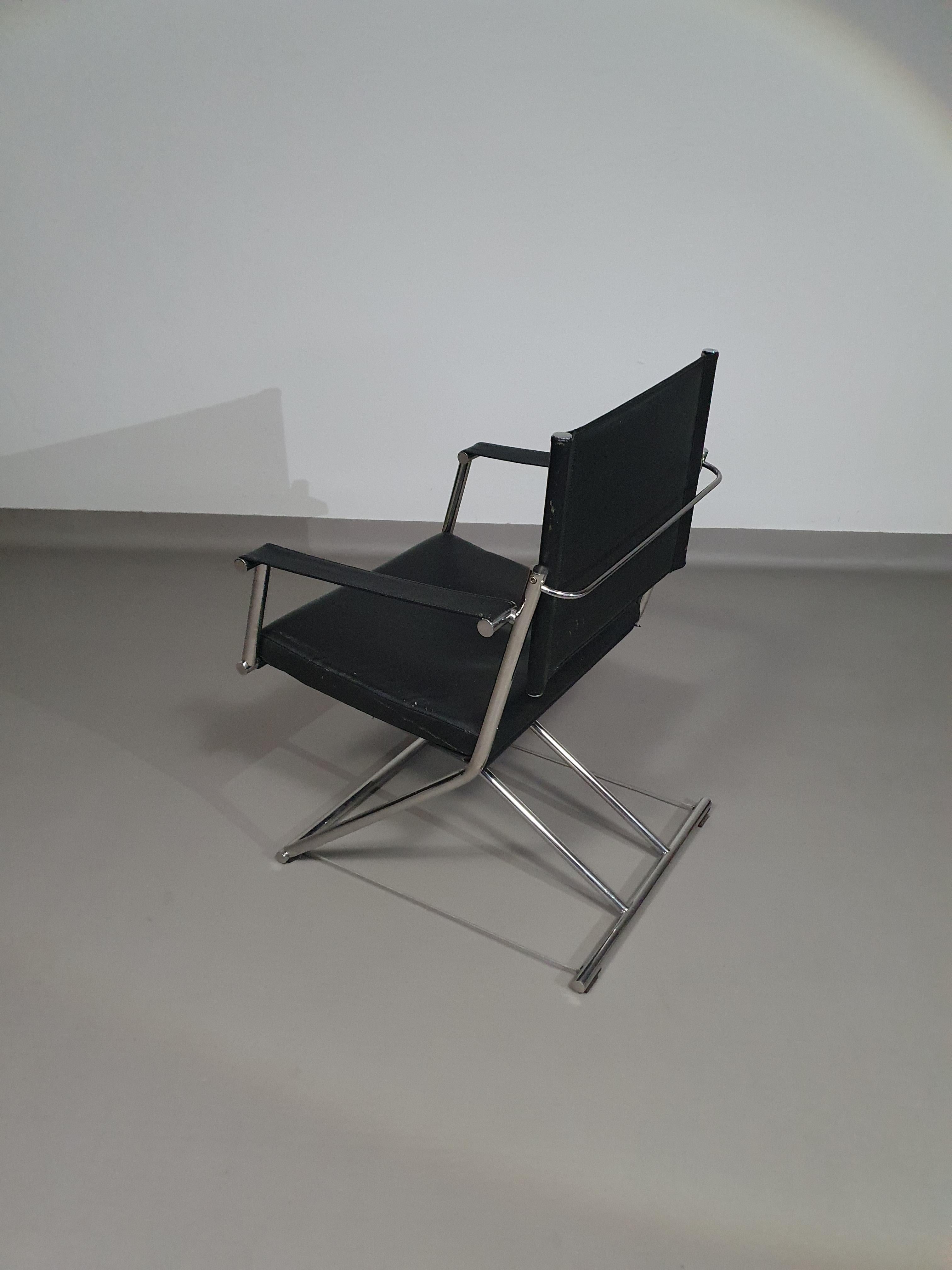Euroka Folding Rocking Chair von Mark Singer für Melamede Vintage 80's Modernist. 