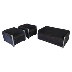 Retro 2 x Armchair (sz20) 1 x sofa (bz20) model Sandwich. Design by Claire Bataille 
