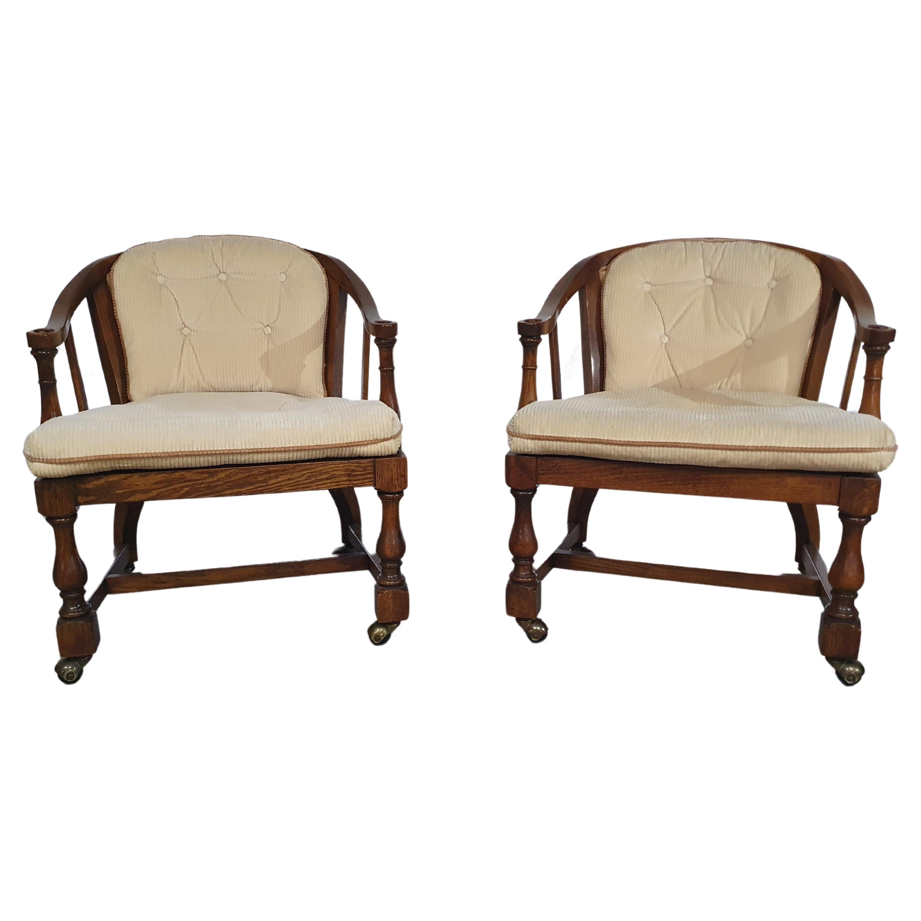 2 x armchairs Drexel Heritage Furnishings Inc. USA By Shirley Brackett  For Sale