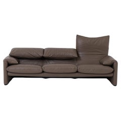 2 x Maralunga 3-seater sofa by Vico Magistretti