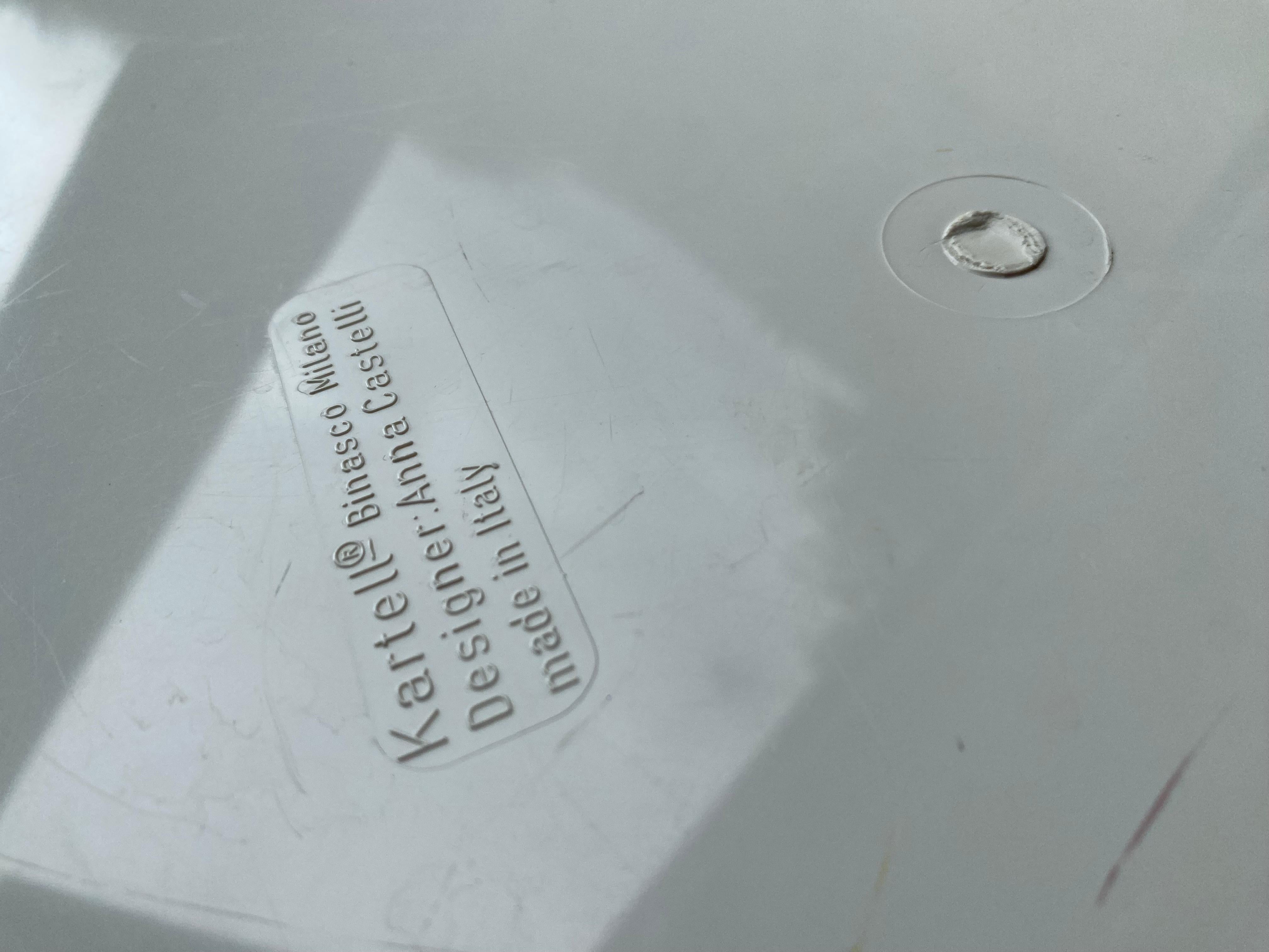 2 x meubles Componibili originaux de Kartell du milieu du siècle 1970 par Anna Castelli Ferri 1