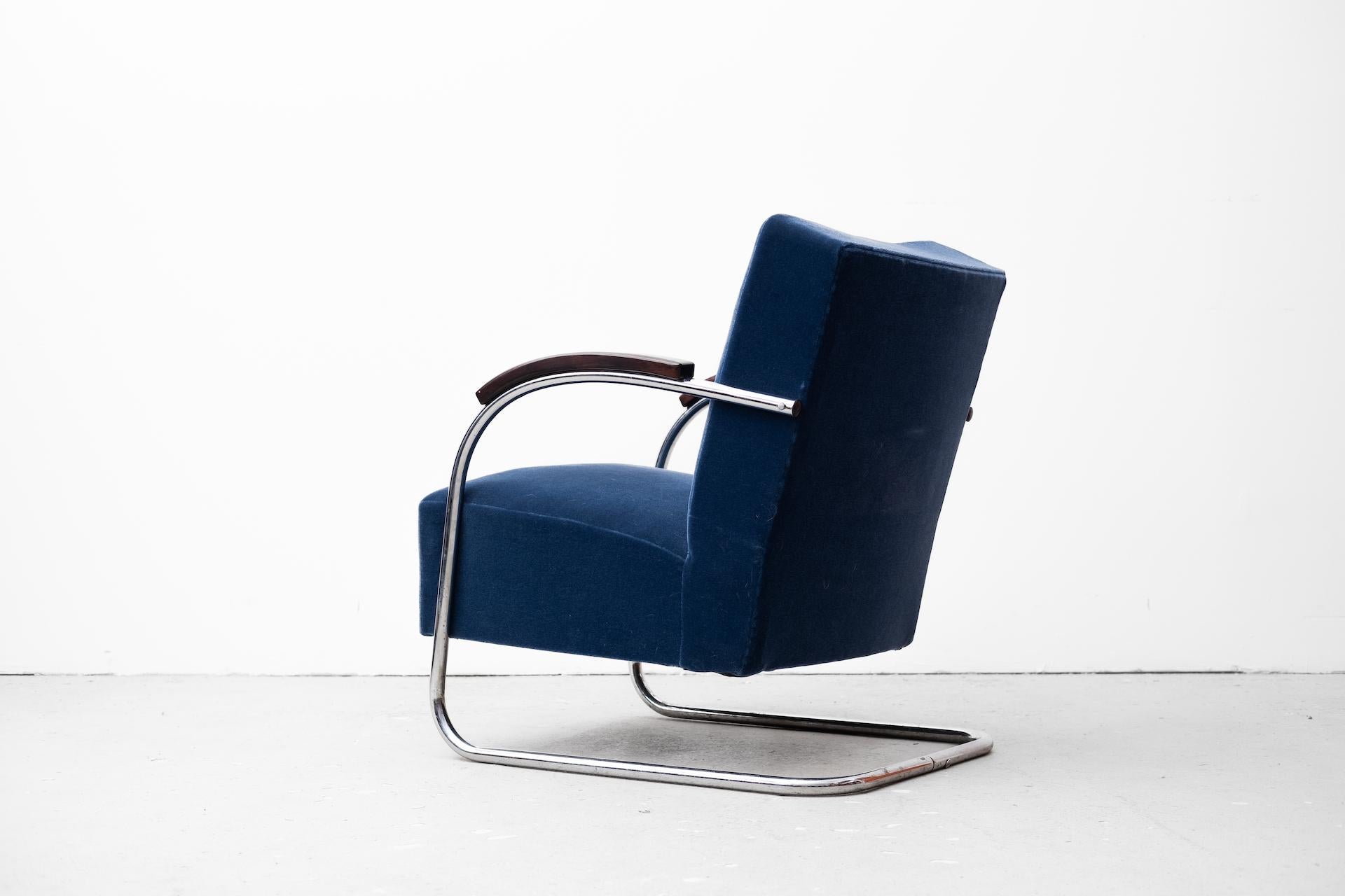 2 x original Bauhaus Fauteuil by Anton Lorenz for Mücke Melder, Typ FN21 (1935) For Sale 4